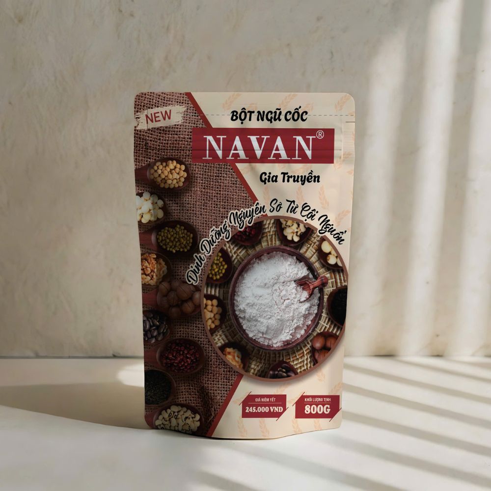 Bột ngũ cốc dinh dưỡng Navan 800g