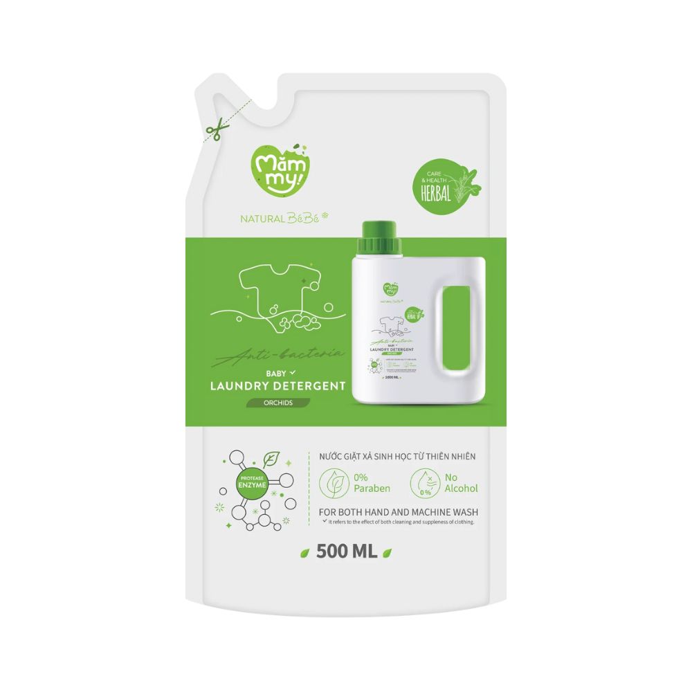 Nước giặt xả sinh học Mămmy túi 500ML