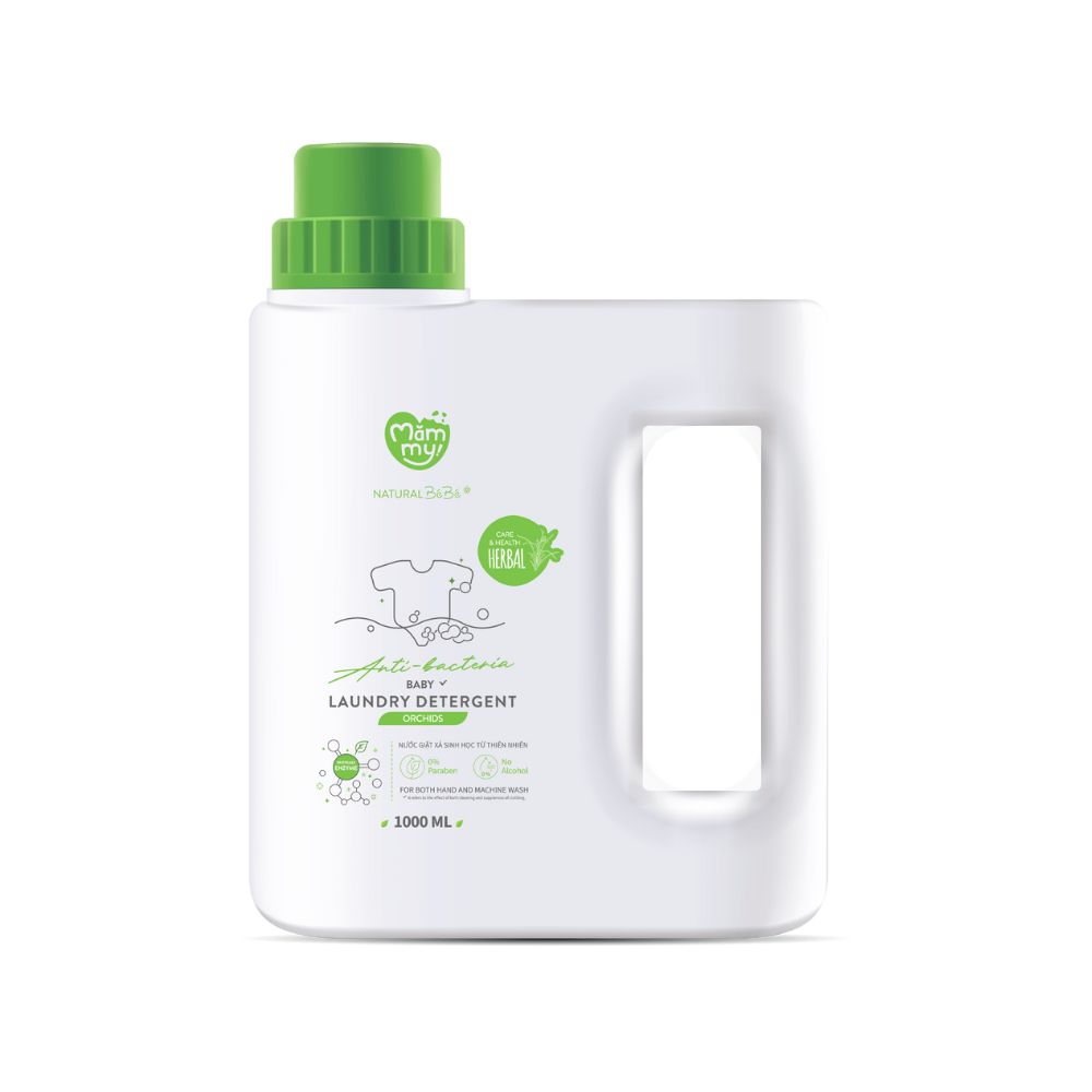 Nước giặt xả sinh học Mămmy can 1000ML