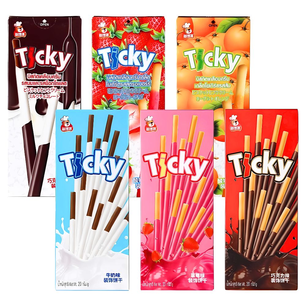 Bánh que Ticky Thái Lan đủ vị 18g
