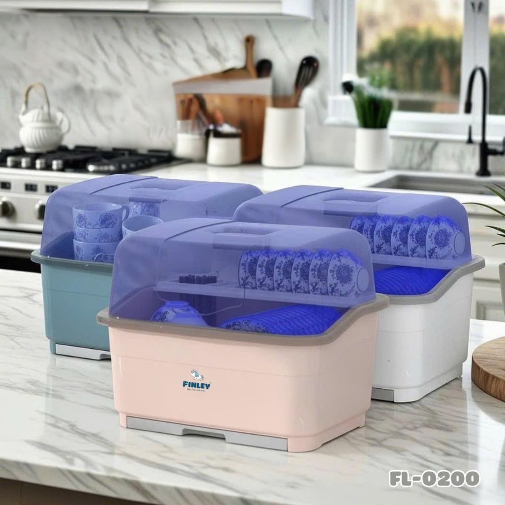 Khay úp chén bát, bình sữa tiệt trùng Finley Smart