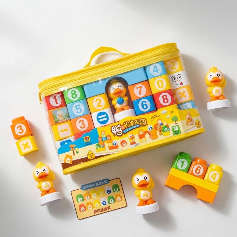 Túi Đồ Chơi Lego Lắp Ráp Hình Vịt Cho Bé