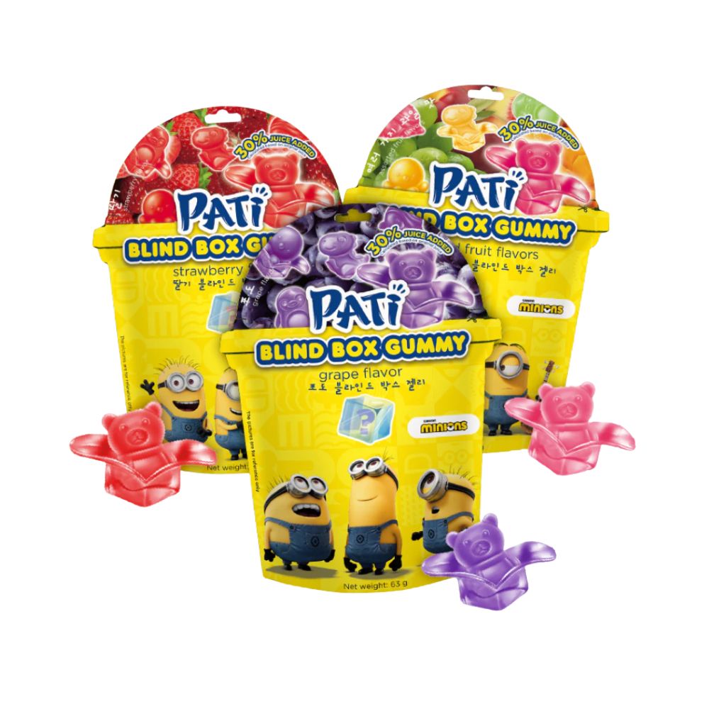 Kẹo dẻo trái cây Pati Minions cho bé 3Y+
