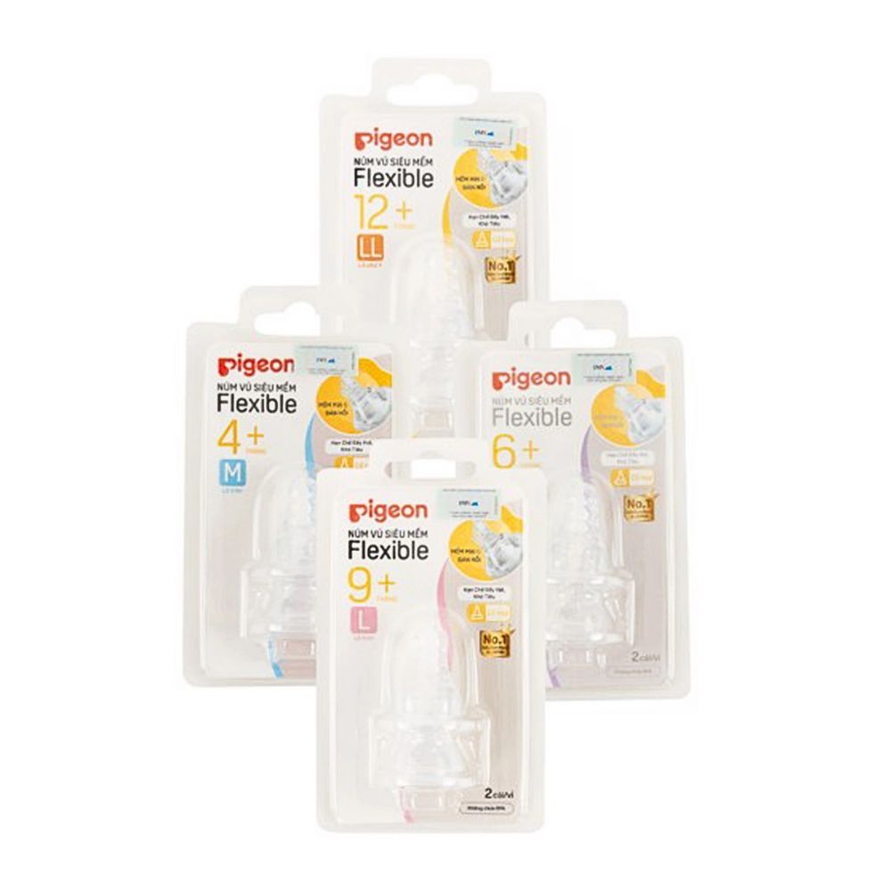 Núm ti Pigeon cổ hẹp cho bé