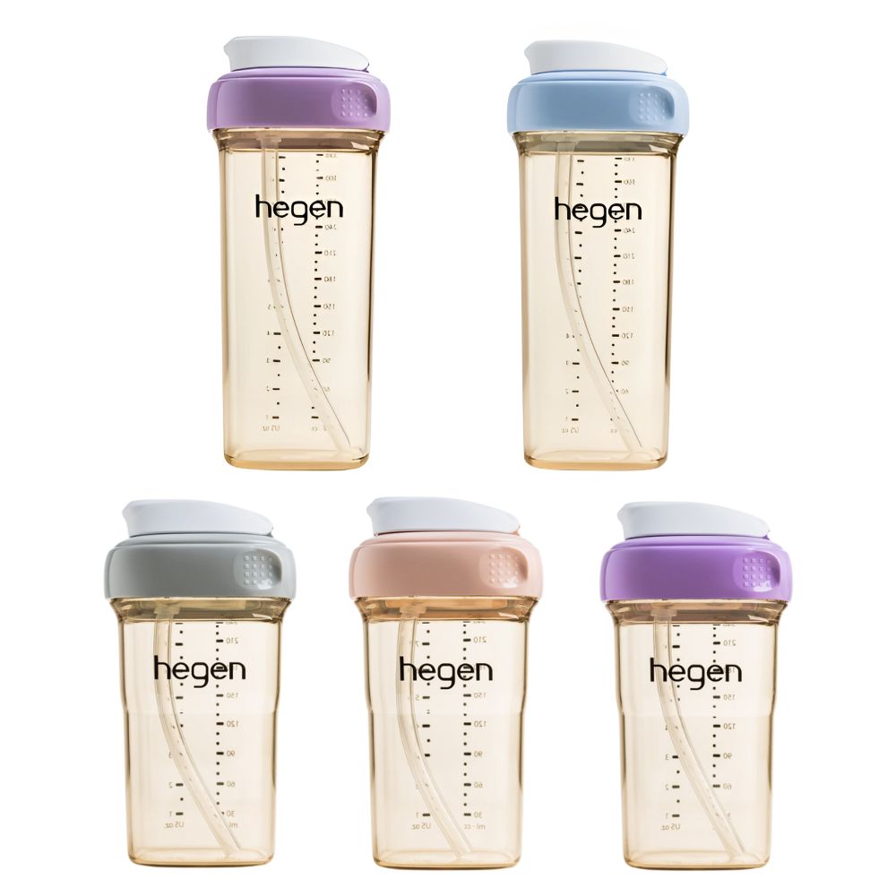 Bình tập uống Hegen Straw Cup PPSU cho bé