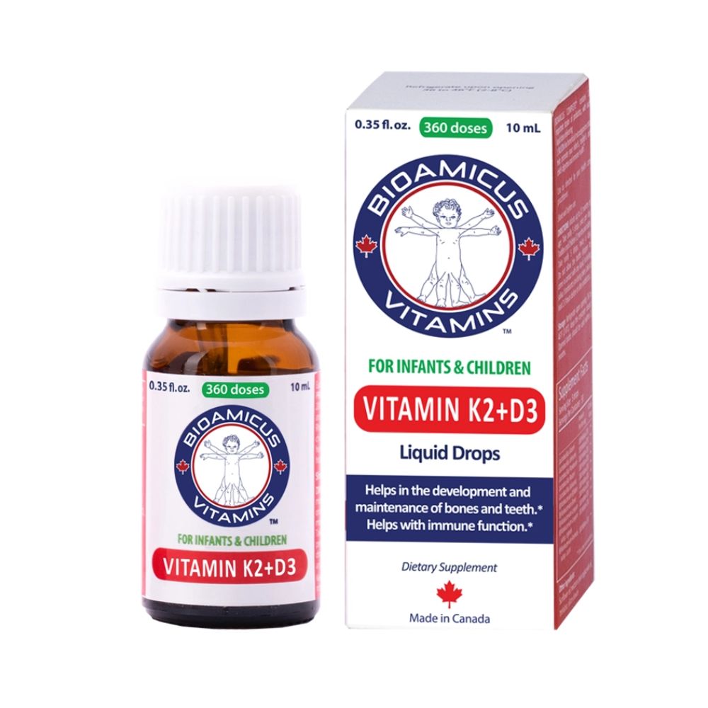 Bioamicus Vitamin D3K2 cho trẻ sơ sinh