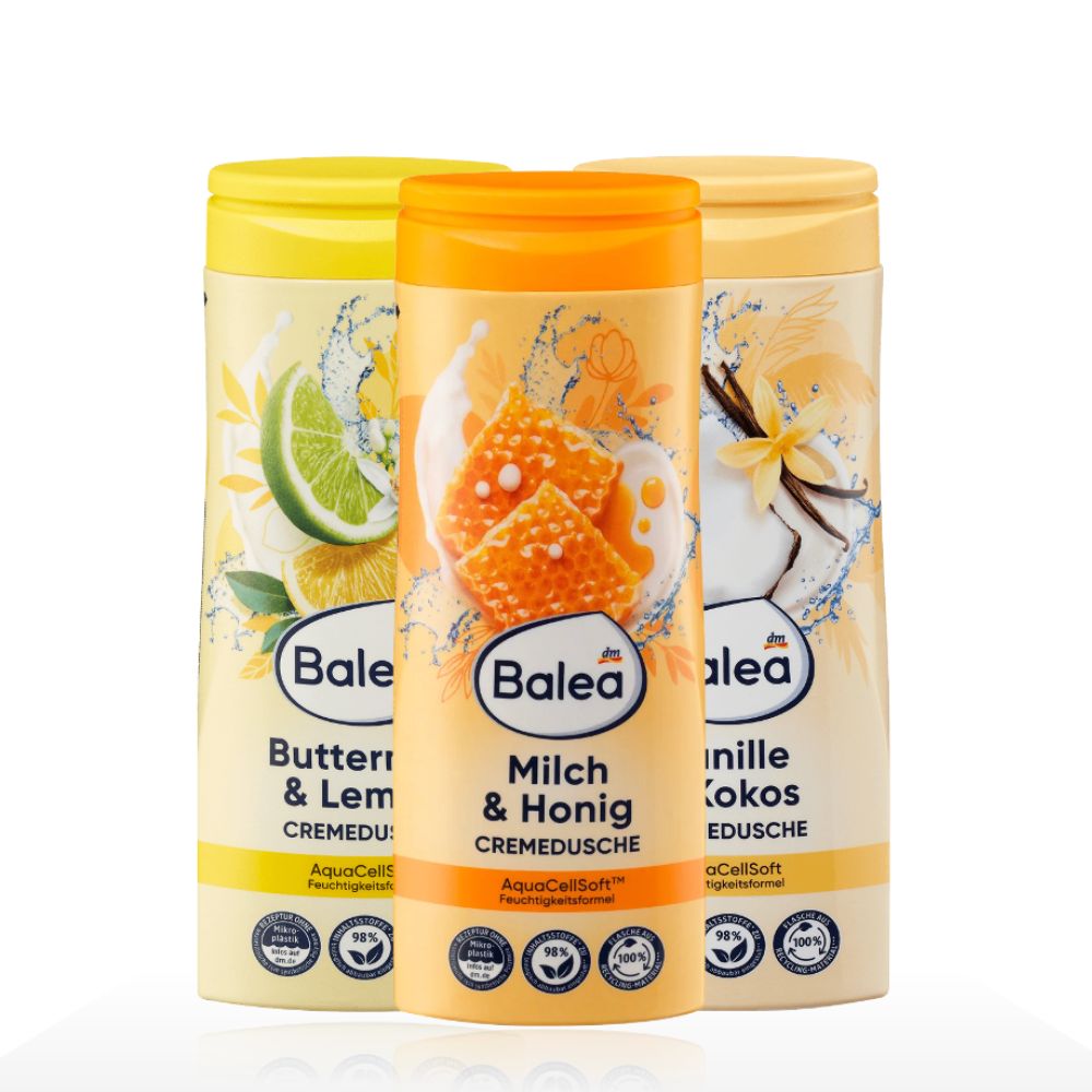 Sữa tắm thuần chay Balea Đức dưỡng ẩm cho da 300ml