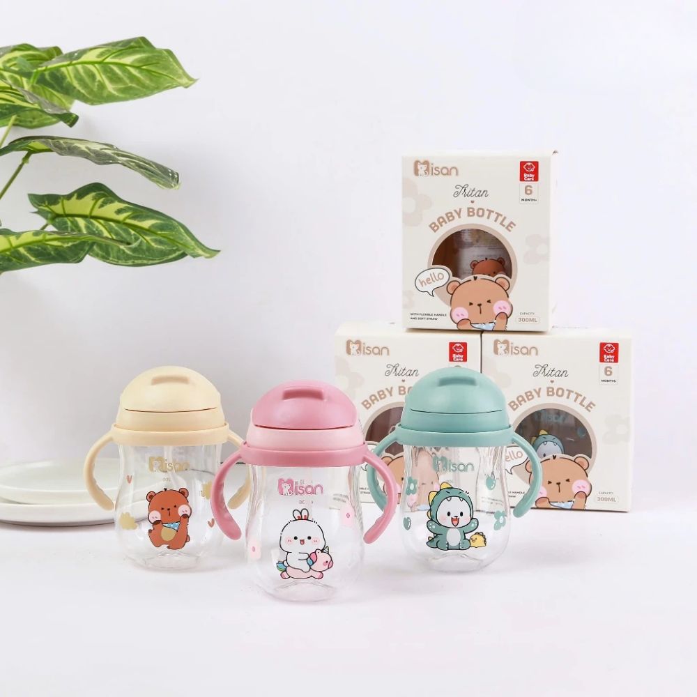 Bình nước tập hút tritan Misan cho bé 300ml