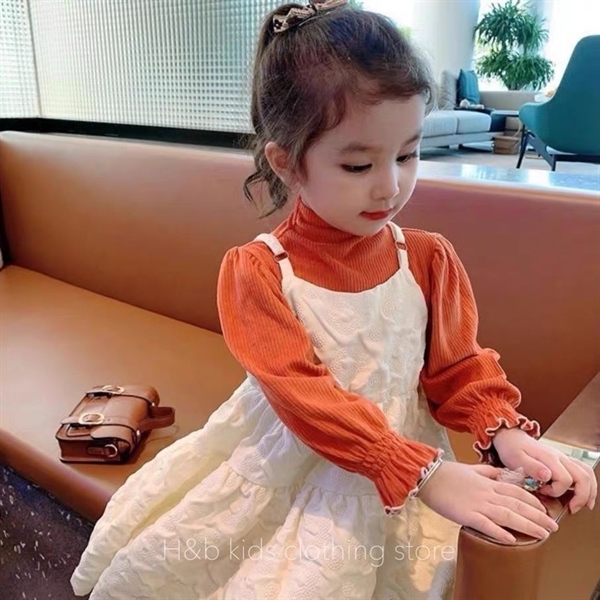 Set áo cam váy gấm 2 dây