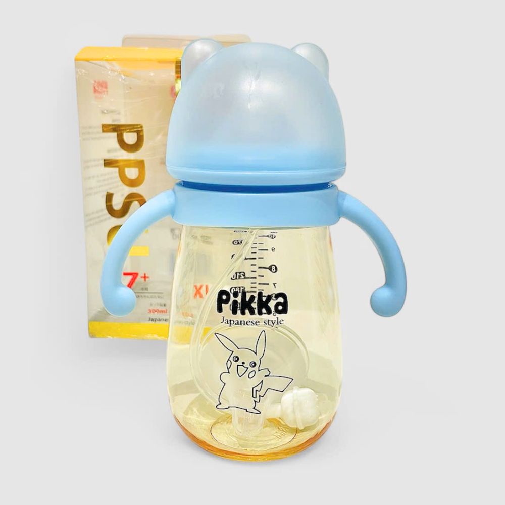 Bình sữa PPSU cổ rộng Pikka có van chống sặc cho bé
