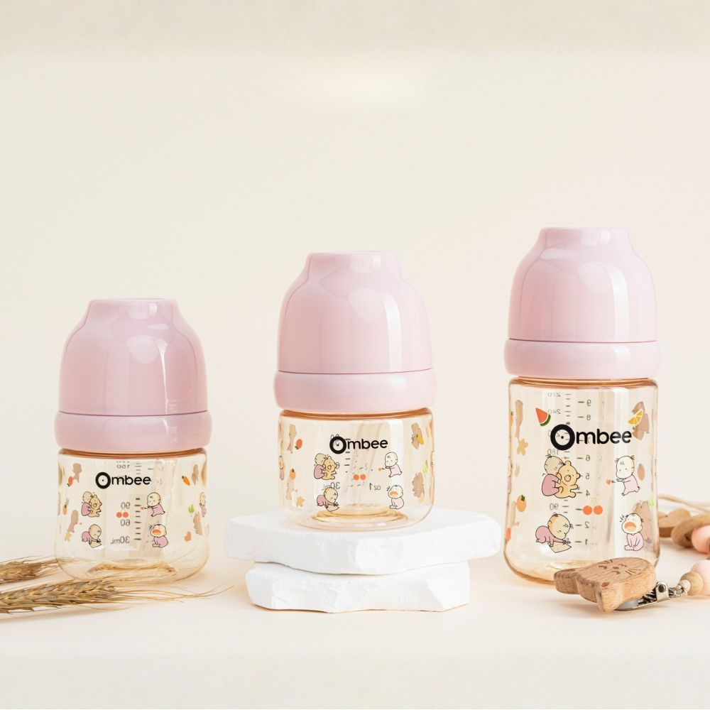Bình sữa Ombee PPSU Anti-colic bản Angel