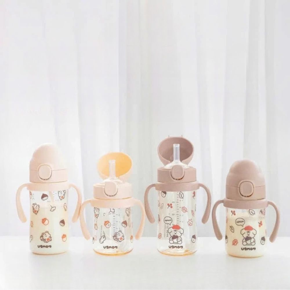 Bình uống nước nắp bật Ubmom