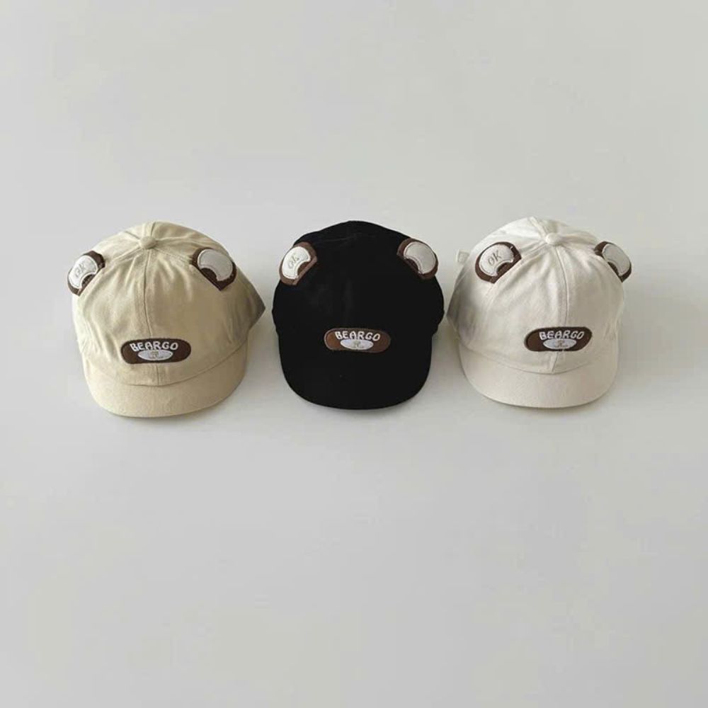 Mũ nón lưỡi trai vành ngắn gấu Beargo cho bé