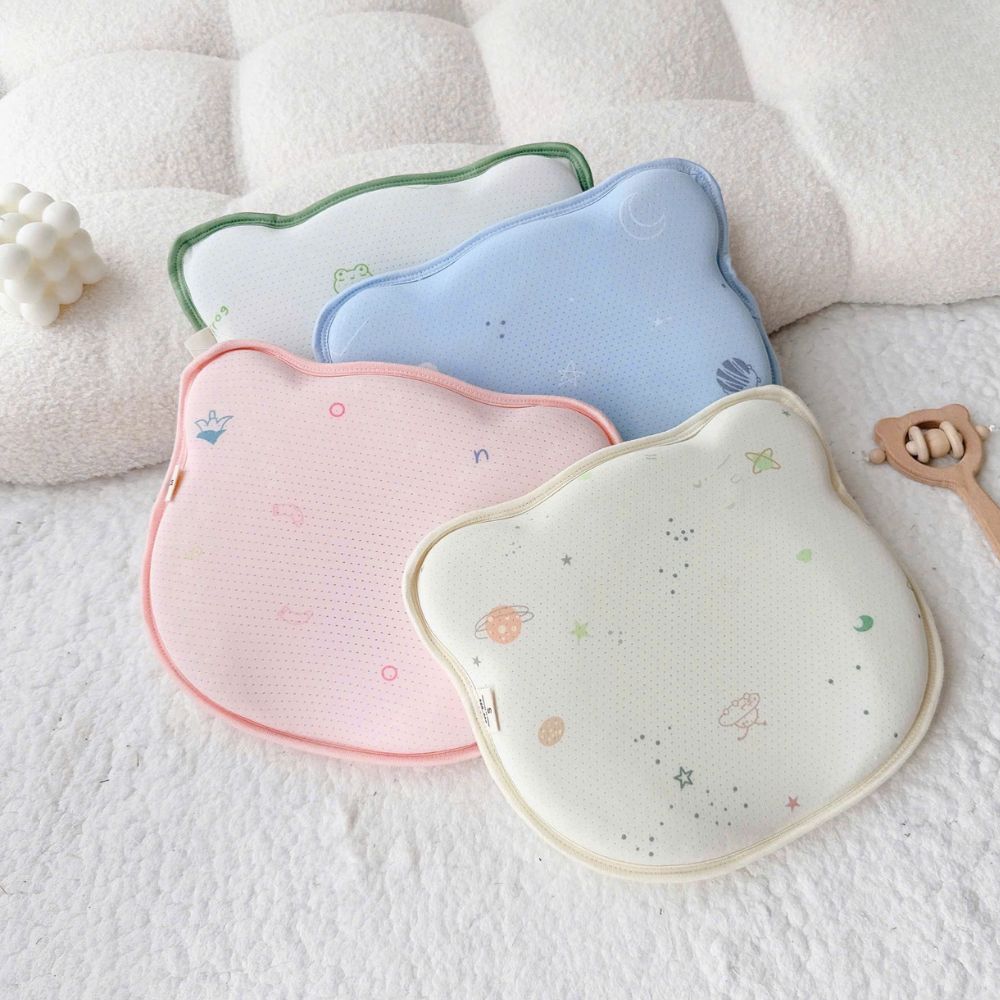 Gối lõm cao su thông hơi Honee hình gấu cho bé