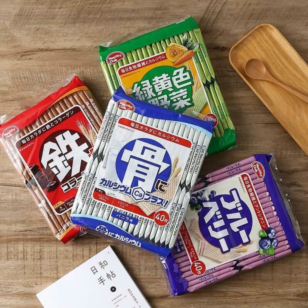 Bánh Xốp Canxi Healthy Club Nhật Bản