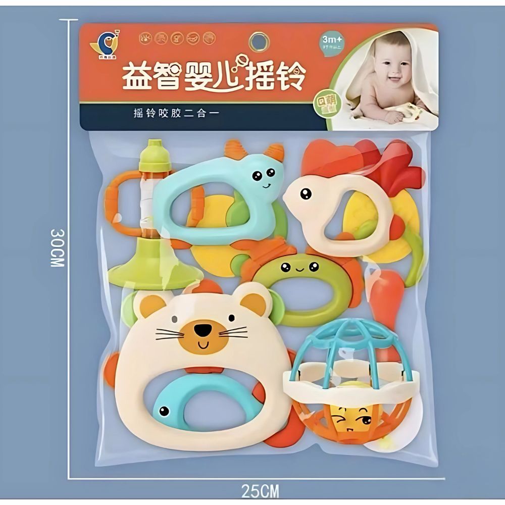 Bộ xúc xắc gặm nướu 10 chi tiết - 547