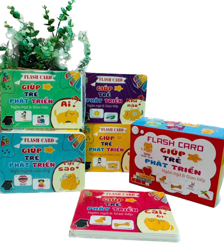 Bộ flashcard giúp trẻ phát triển ngôn ngữ và giao tiếp