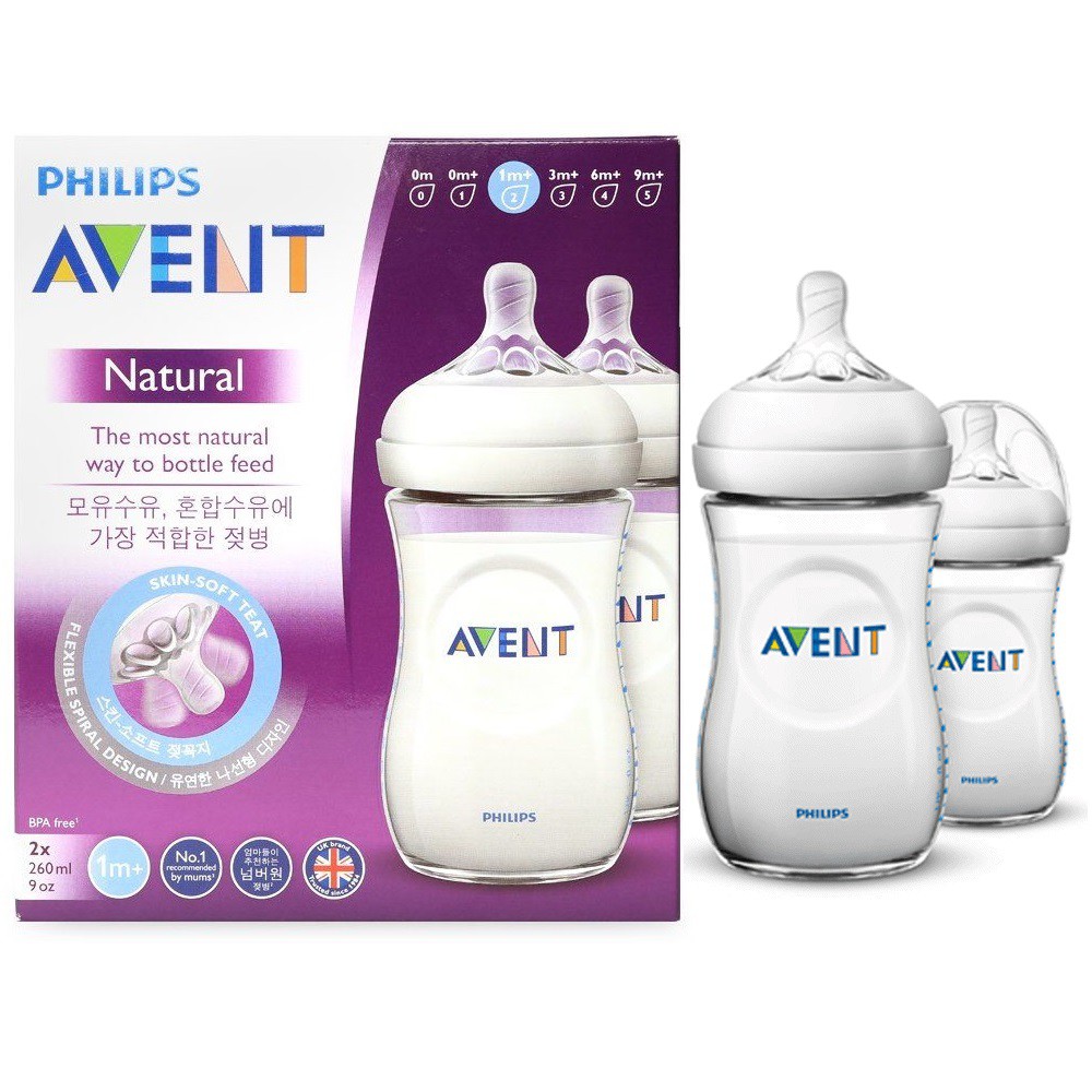 Set 2 bình sữa Philips Avent