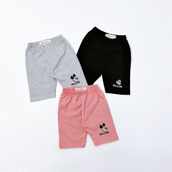 Quần Ngố Legging Thêu Micky