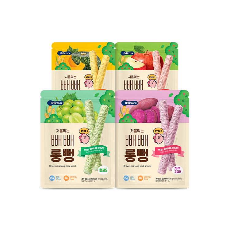 Bánh ăn dặm gạo lứt thanh dài Bebecook 7m+