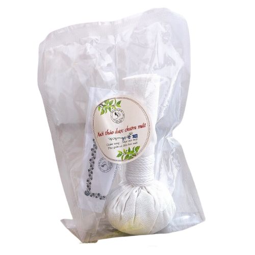 Cây muối thảo dược chườm mắt sau sinh