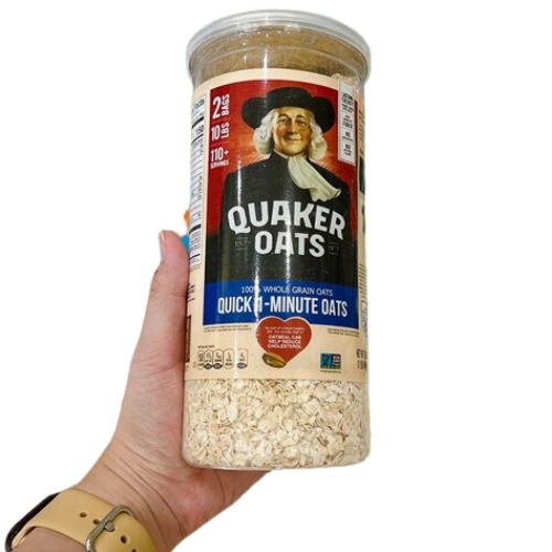 Yến mạch Mỹ Quaker dạng hủ 454gr