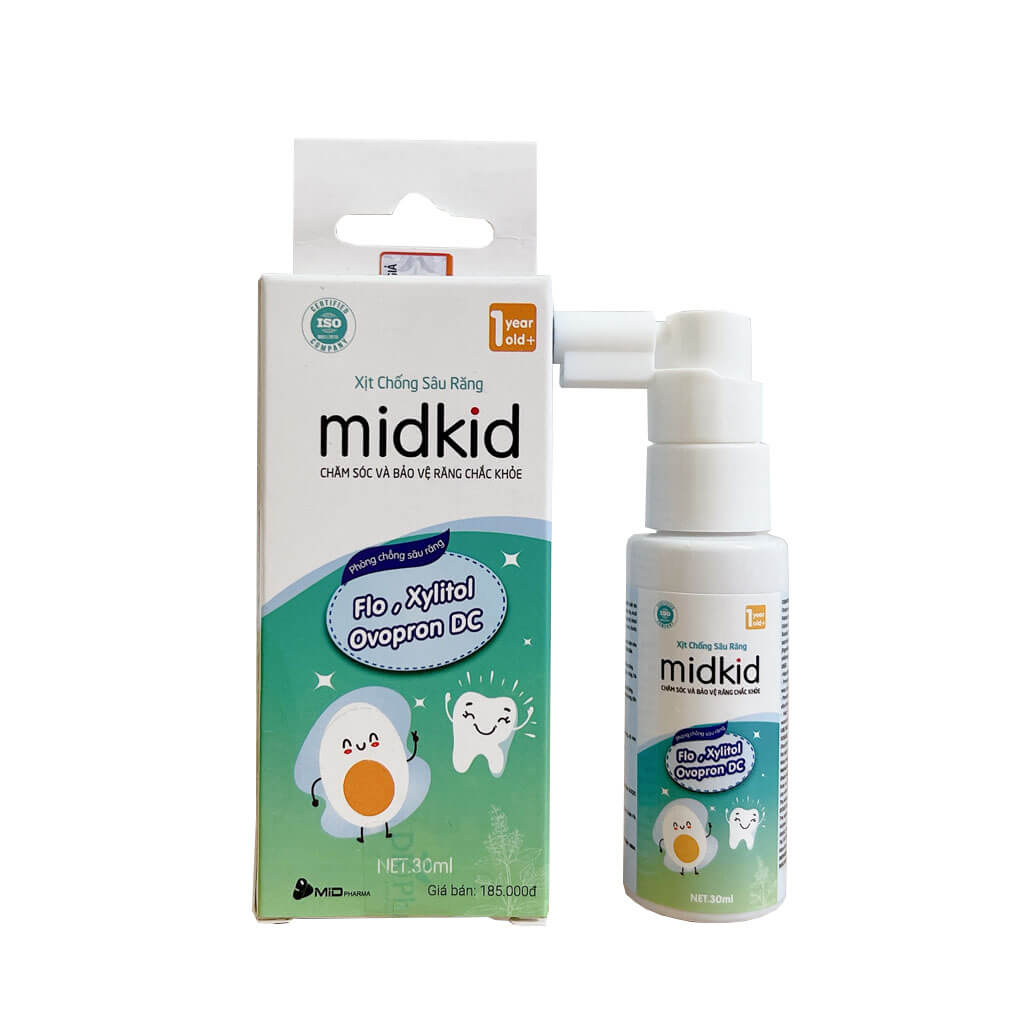 Xịt chống sâu răng cho bé MIDKID