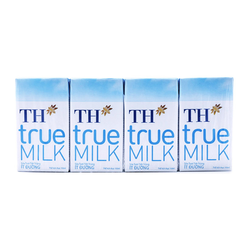 Sữa tươi TH True Milk ít đường 110ml