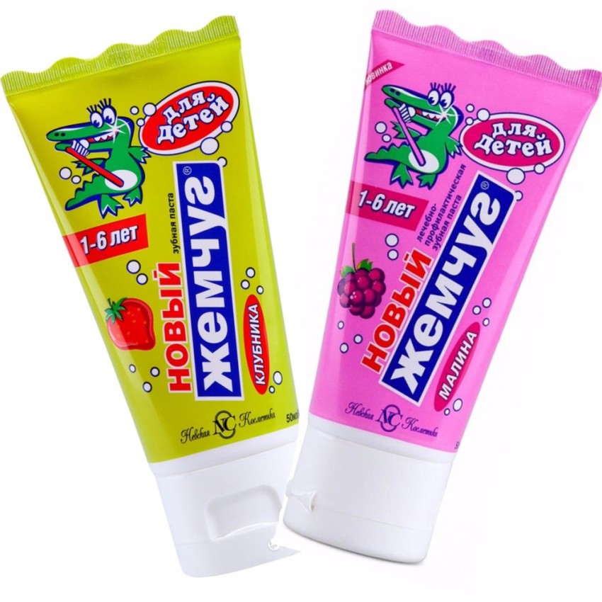 Kem đánh răng cho bé Nevcos Nga từ 1-6 tuổi