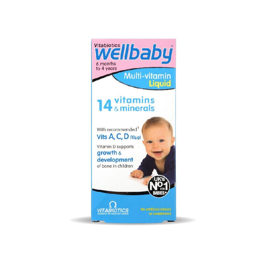 Vitamin tổng hợp Wellbaby Multi-vitamin Liquid Anh 150ml