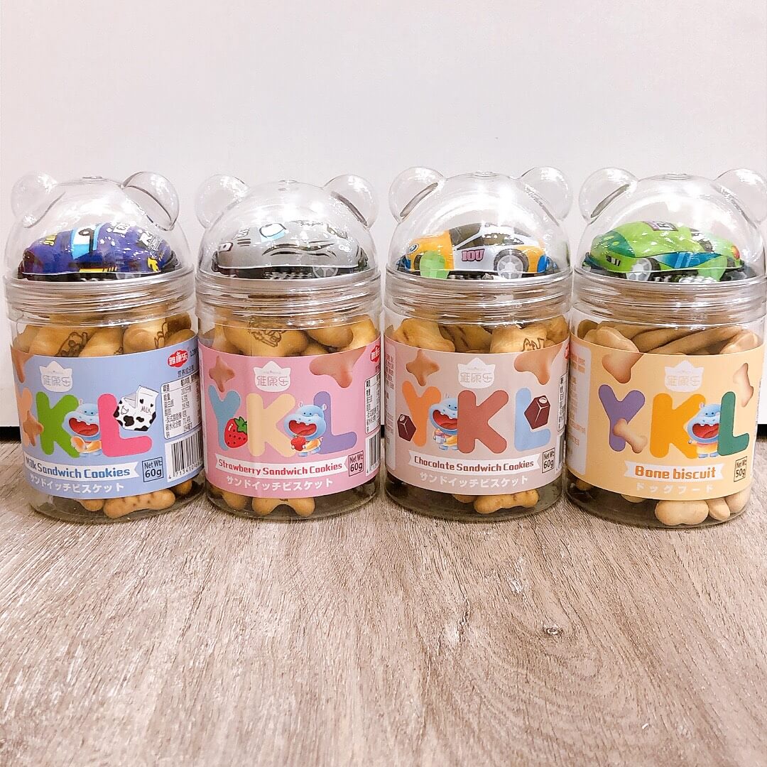 Bánh gấu nhân kem YKO 12m+ tặng kèm ô tô