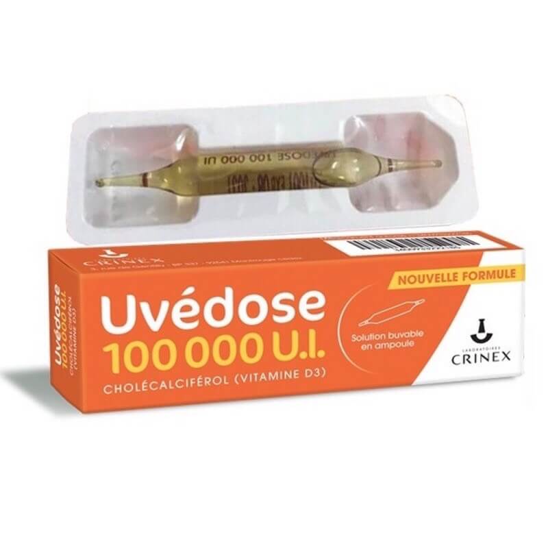 Vitamin D3 Uvedose liều cao 100000 UI 2ml cho bé