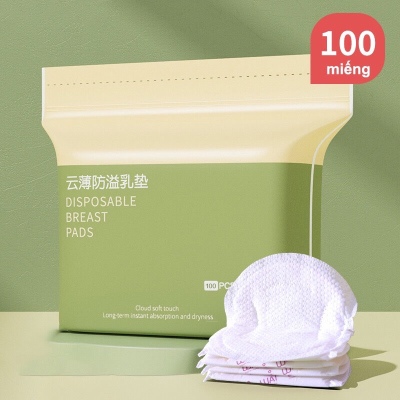 Miếng lót thấm sữa Wai – Túi 100 miếng