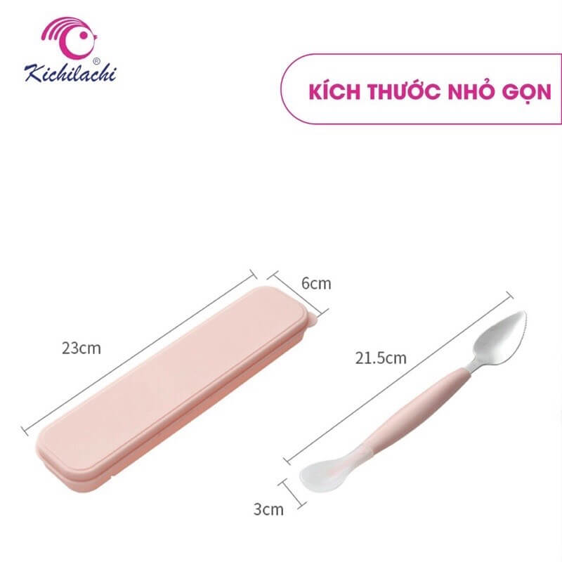 Thìa Nạo Trái Cây 2 Đầu Kichi