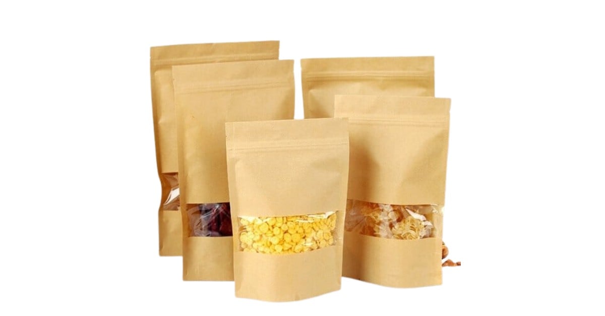 Túi zip giấy cửa sổ – Giải pháp bao bì kỹ thuật tối ưu cho sản phẩm khô, thực phẩm và hàng thủ công