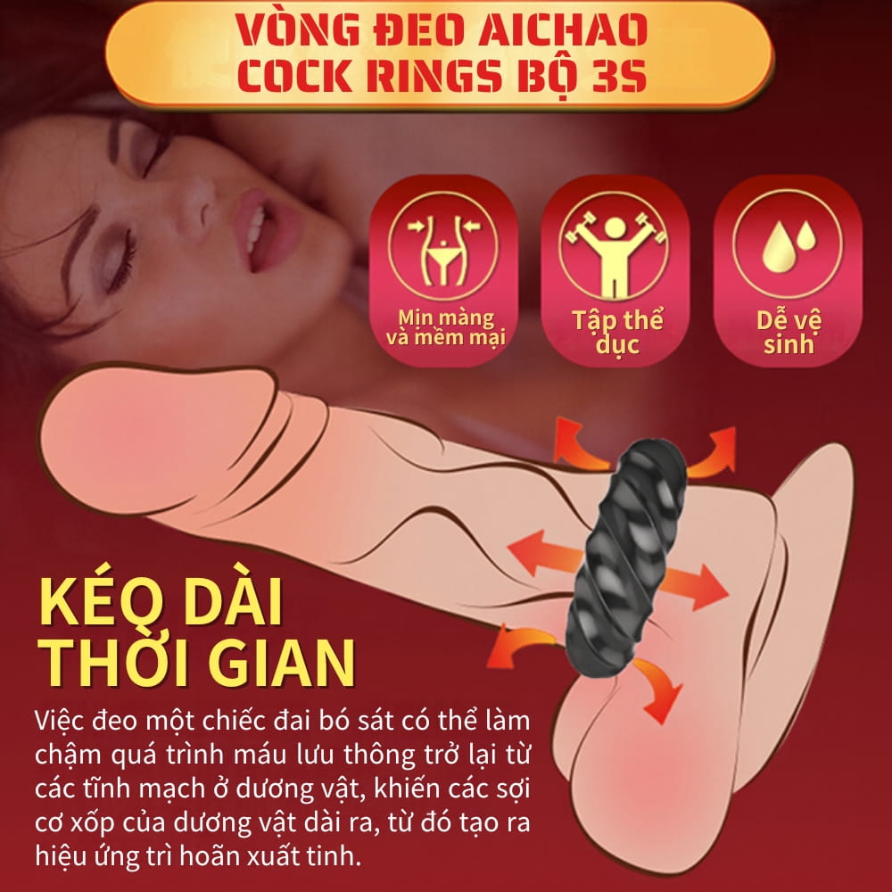Hiệu quả vượt trội của vòng đeo Aichao Cock Rings