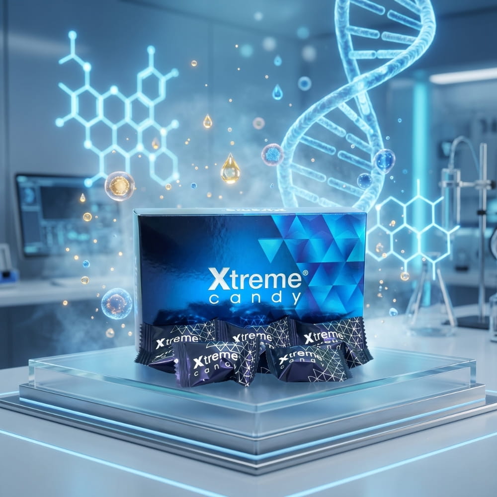 Kẹo sâm sinh lý Xtreme hộp 30 viên chính hãng Malaysia bao bì hologram