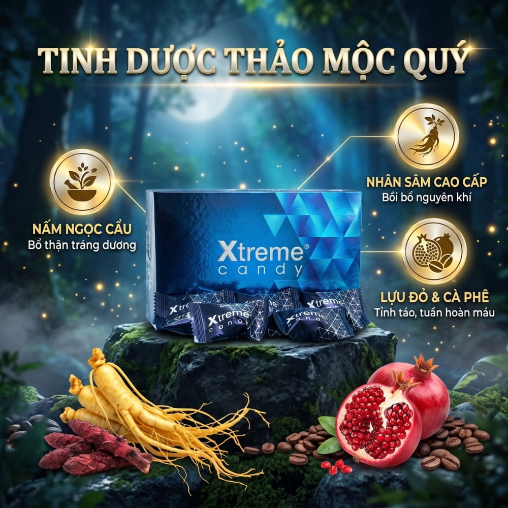 Thành phần thảo dược Xtreme Cynomorium và Chiết xuất nhân sâm
