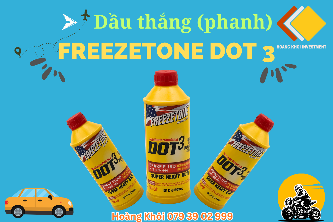 Dầu thắng Freezetone OT3 - Bảo vệ hệ thống thắng của bạn