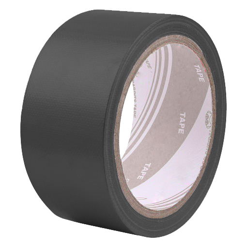 Keo vải Korea (dán bạt phủ) 8cm/4 cuộn-màu đen