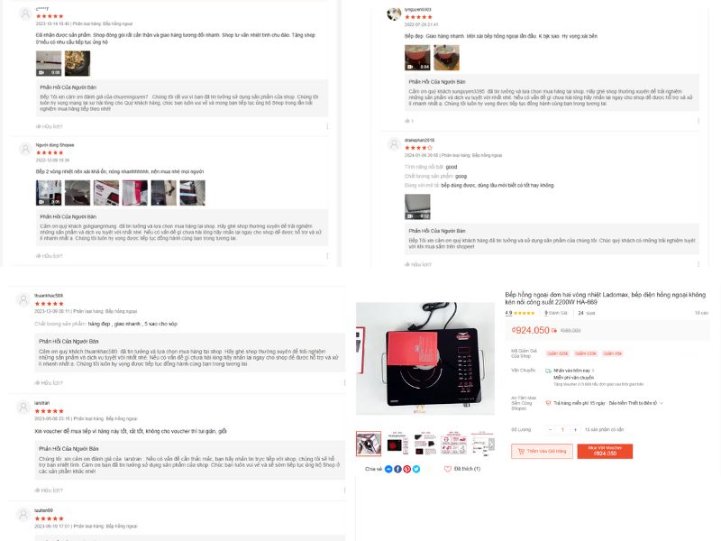 Feedback Bếp Ladomax HA 669