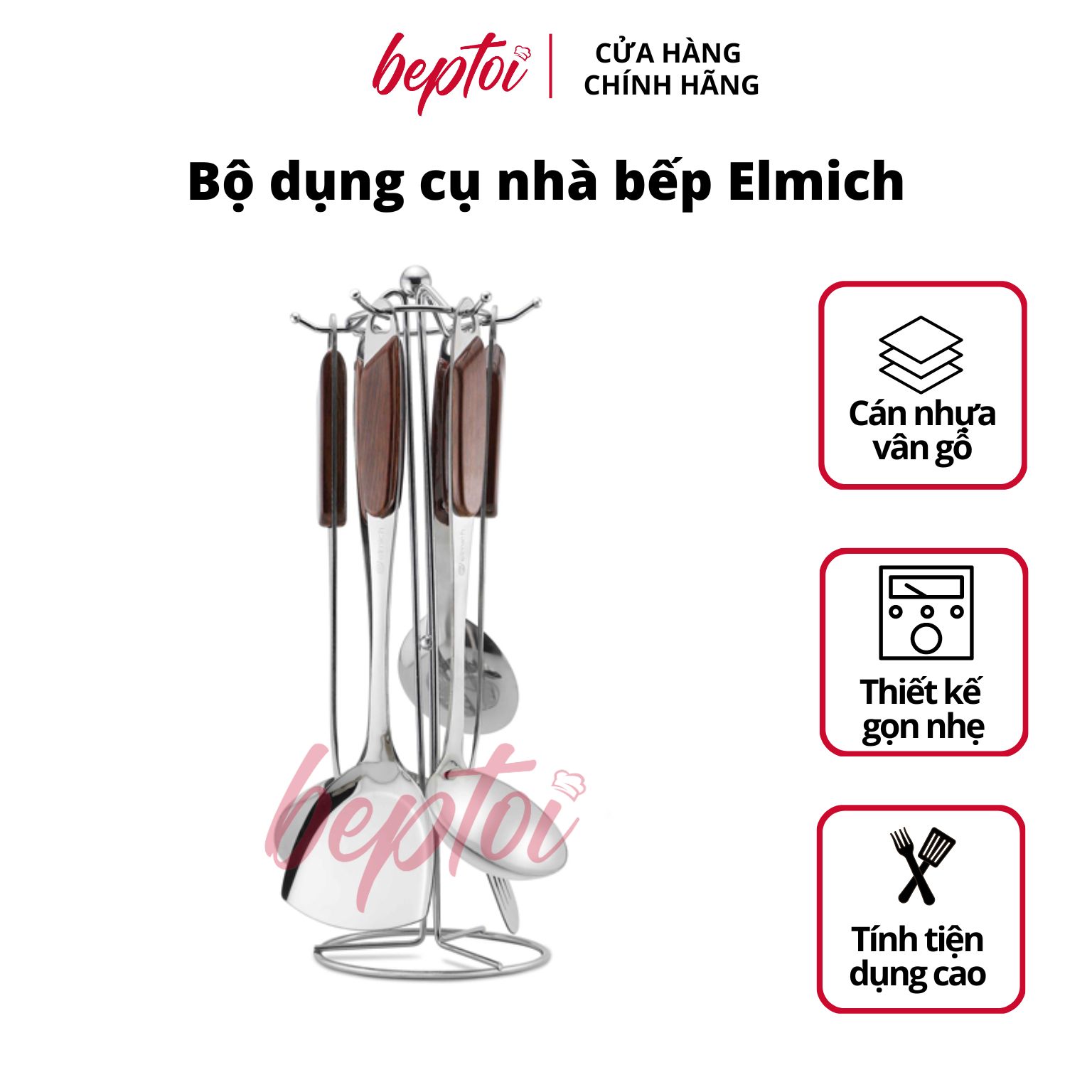 Bộ dụng cụ nhà bếp Elmich inox là sự lựa chọn hoàn hảo cho những ai đam mê nấu ăn. Với chất liệu inox cao cấp, bộ dụng cụ giúp cho việc nấu nướng trở nên dễ dàng và thuận tiện hơn bao giờ hết. Hãy xem hình ảnh để biết thêm chi tiết.