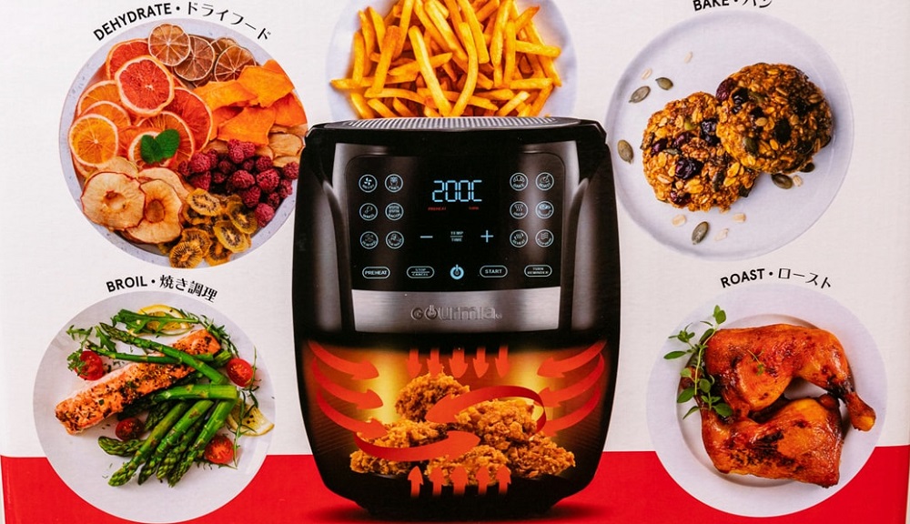 Nồi Chiên Không Dầu Gourmia GAF698 Nội Địa Nhật Bản 5.7L