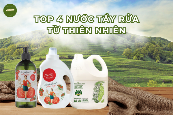 Top 4 loại nước tẩy rửa từ thiên nhiên được các bà nội trợ tin dùng nhiều nhất