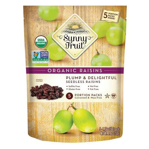 Nho khô hữu cơ Sultana Sunny fruit 250g - Chứng nhận hữu cơ USDA