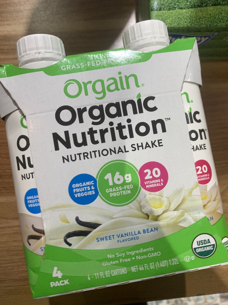 Nước uống dinh dưỡng đạm protein Orgain hữu cơ vị Vani 330ml