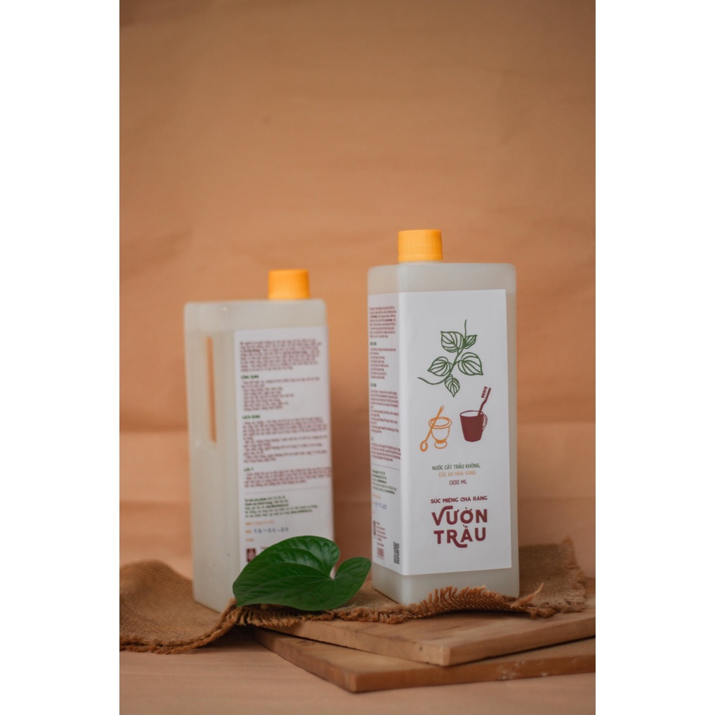 NƯỚC SÚC MIỆNG - CHÀ RĂNG VƯỜN TRẦU (1.3L & 5L) -VietHerb