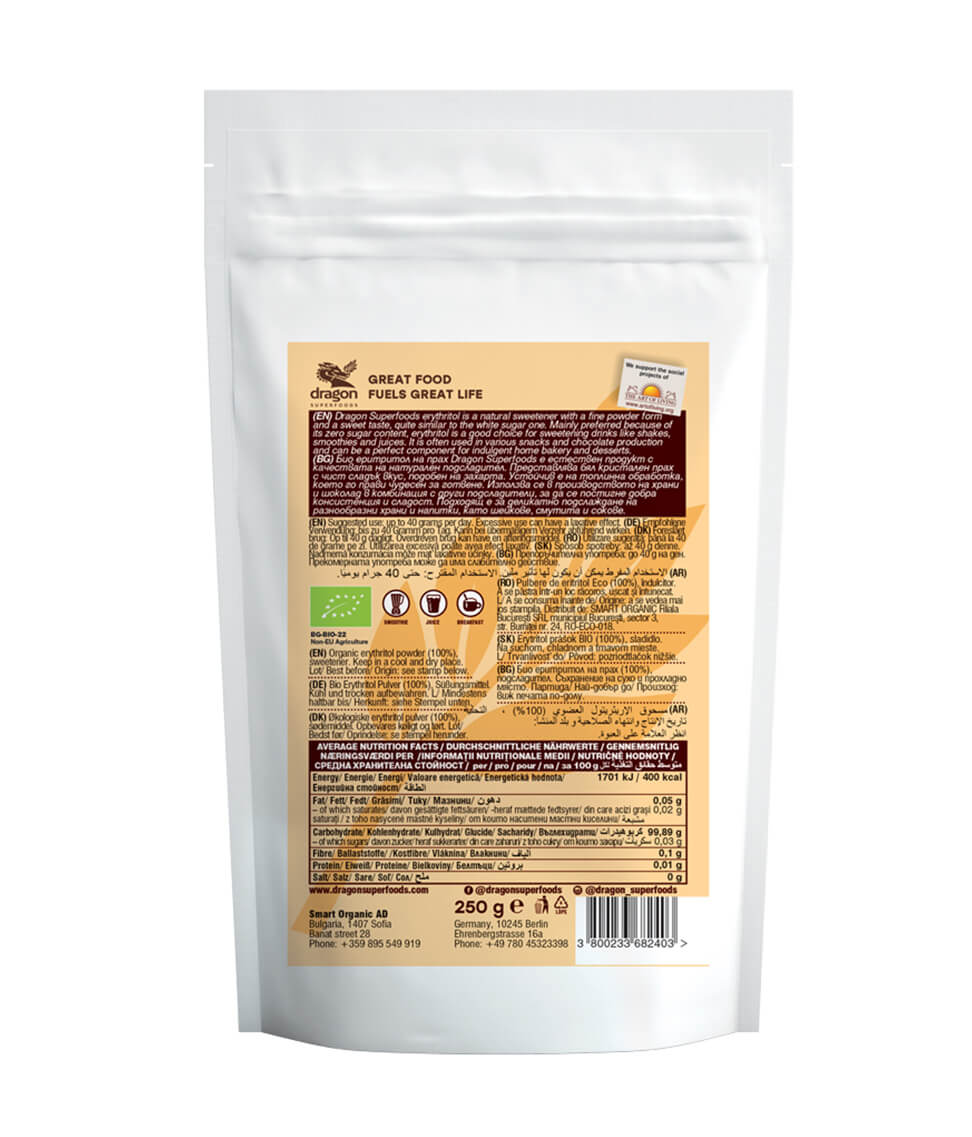 Đường hoa dừa hữu cơ Dragon Supperfoods 250g