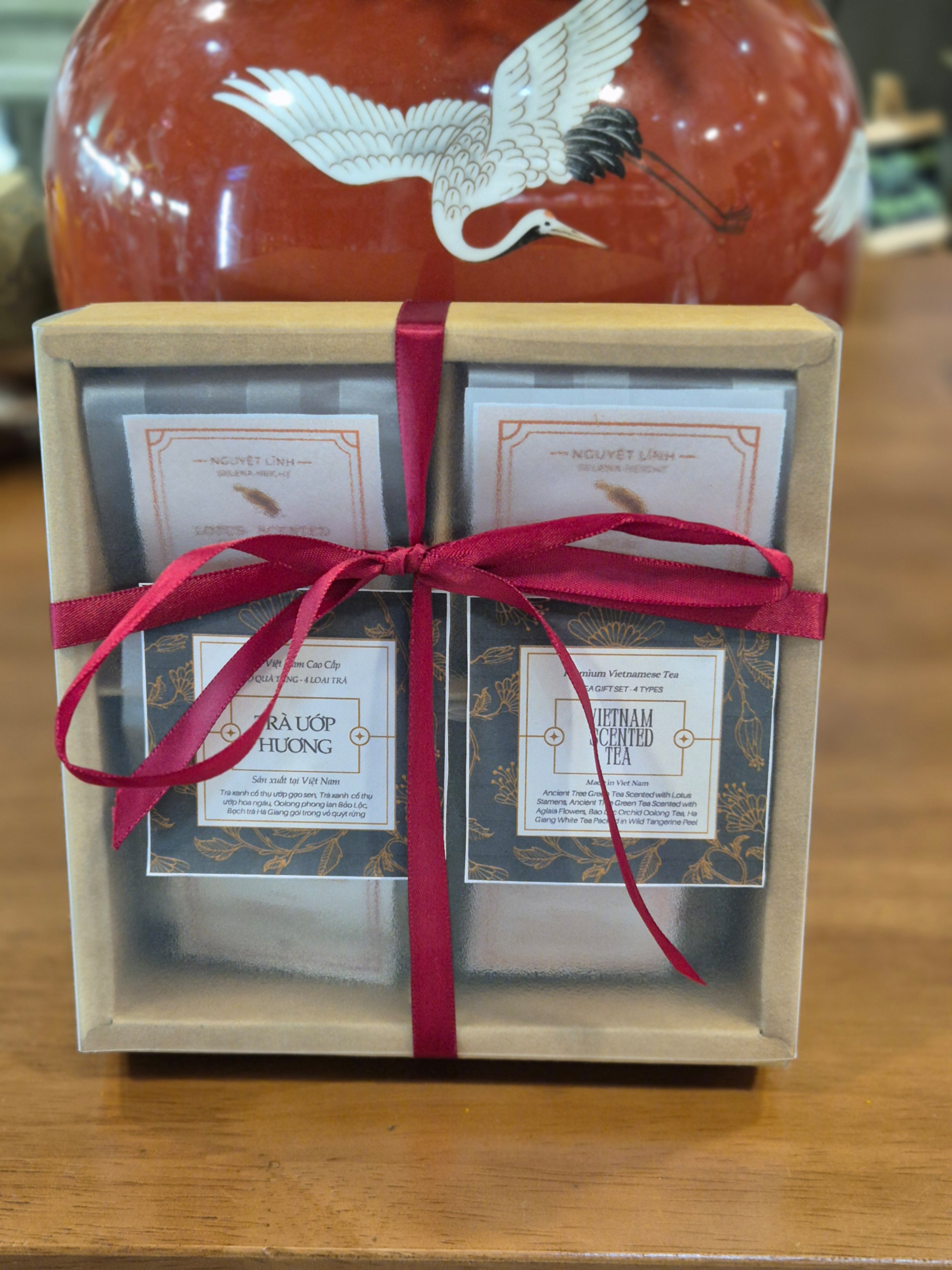 Set BST Trà Hương 4 loại - Trà Ướp Hoa & Oolong Việt Nam (Vietnam Scented tea) 4 types