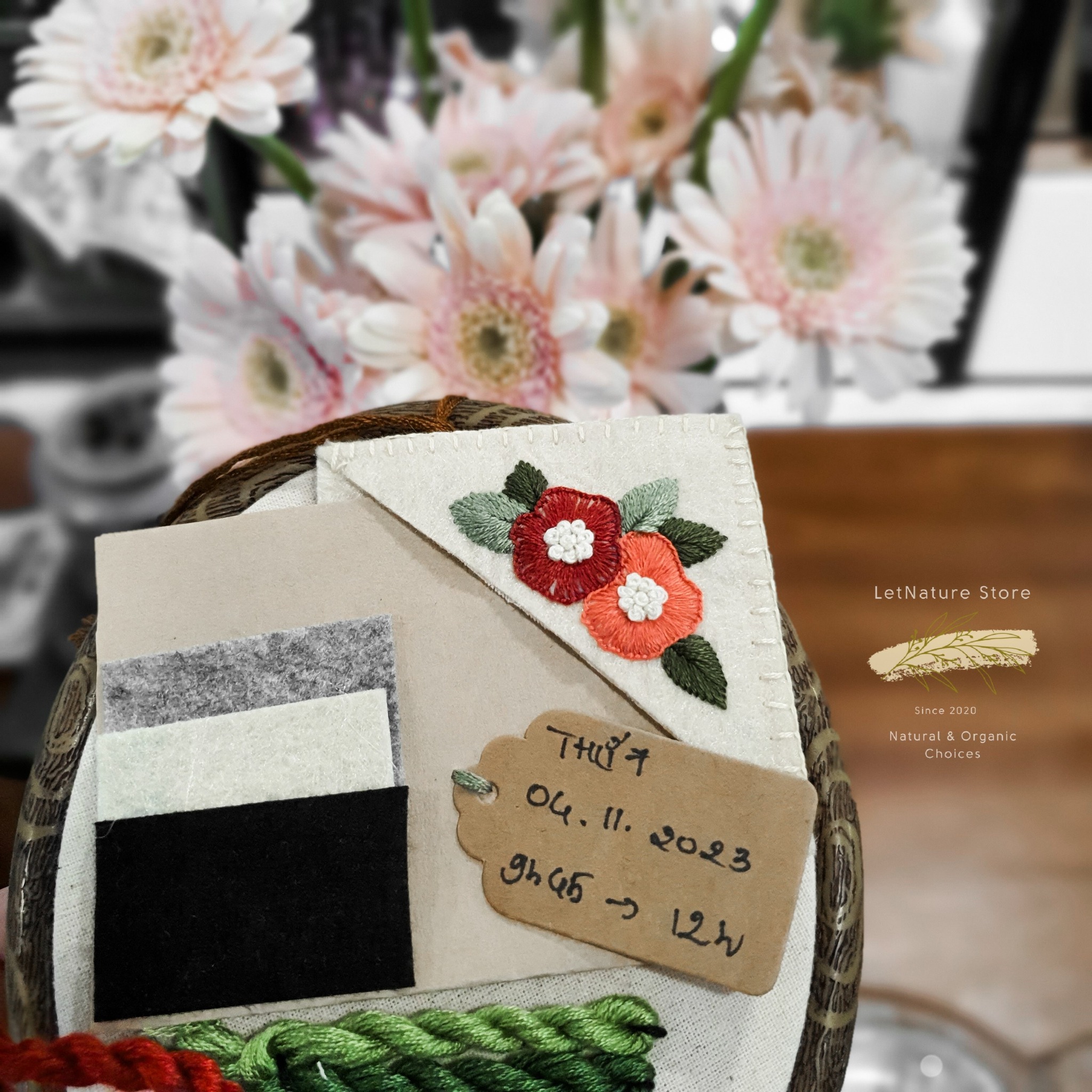 Workshop Thêu Tay thứ 7 hàng tuần  theo Chủ Đề